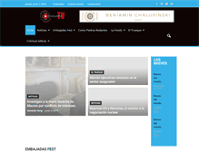 Tablet Screenshot of embajadastv.com